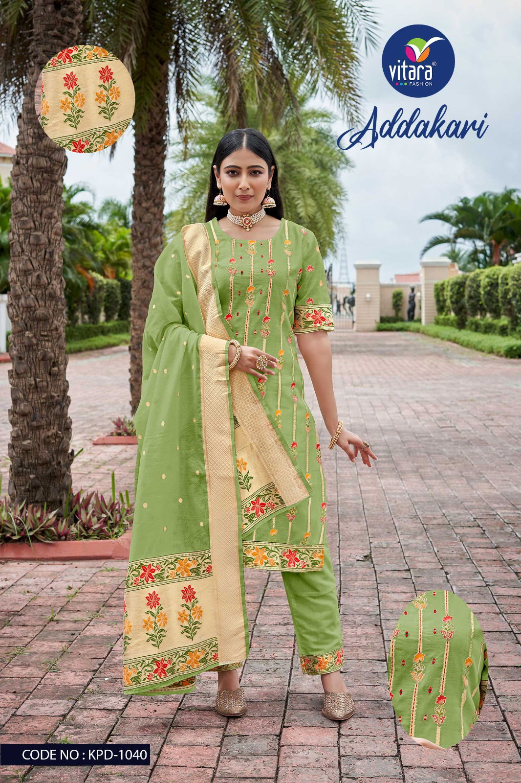 Vitara Adakari 1039 To 1042 Fancy Designer Ready Made Collection
